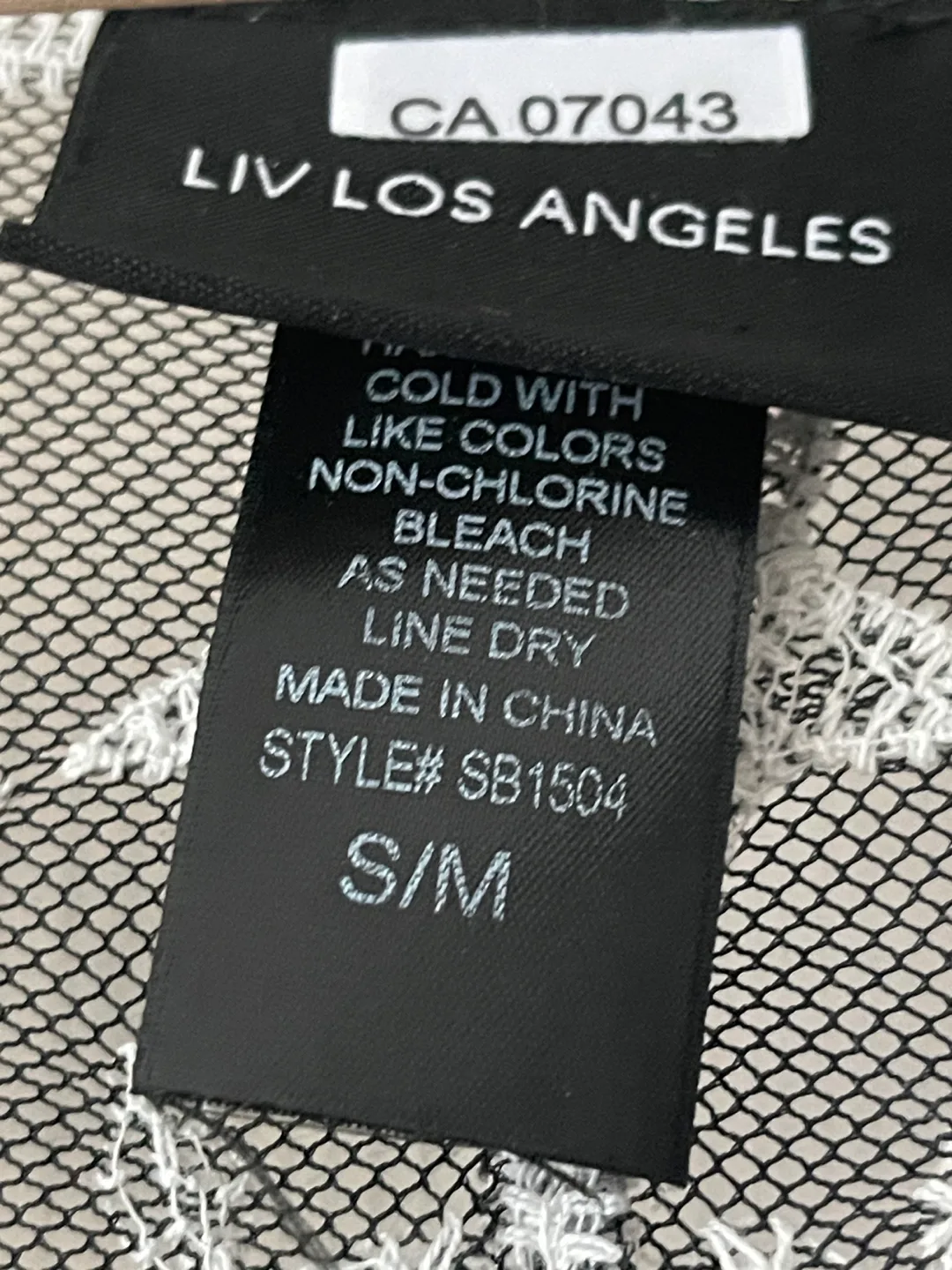 Nordstrom Rack Embroidered Tie Front Duster Cover-Up size M/L image indicator(6)