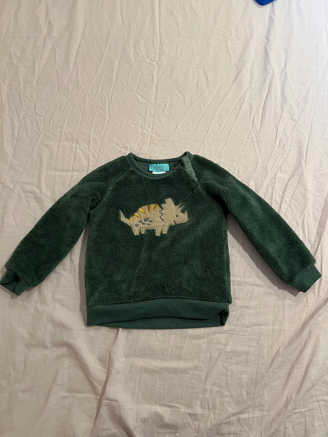 Pekkle Baby Dino Sweatshirt - Size 24M thumbnail