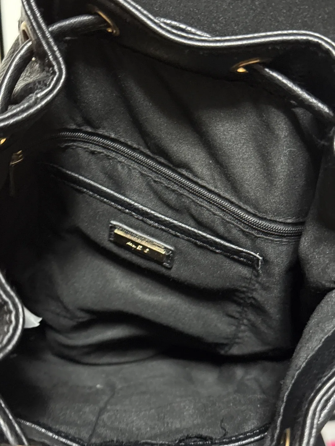 ALDO Black Leather Backpack image indicator(3)