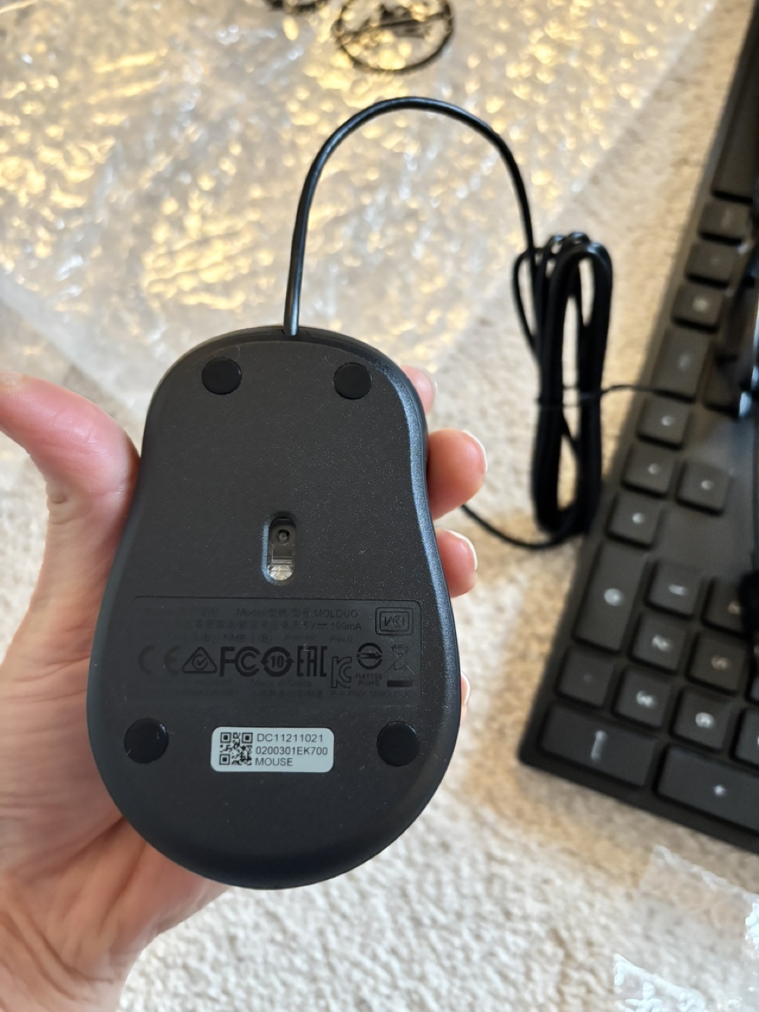 Wired Keyboard and HyperX Pulsefire Haste Wired Mouse Bundle - photo 4