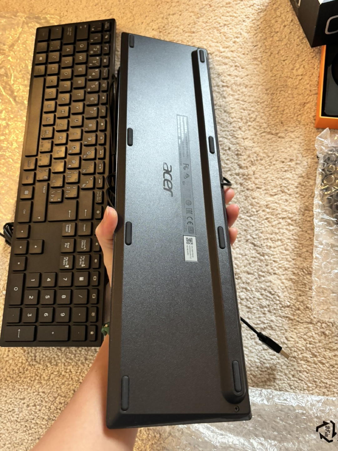 Wired Keyboard and HyperX Pulsefire Haste Wired Mouse Bundle - photo 2