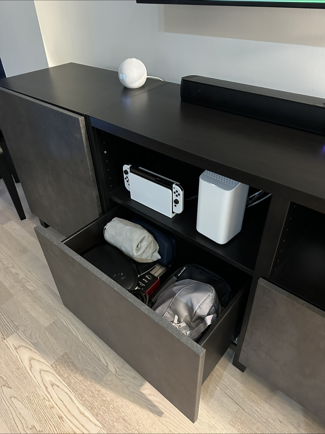 Modern TV Stand with Storage - photo 2