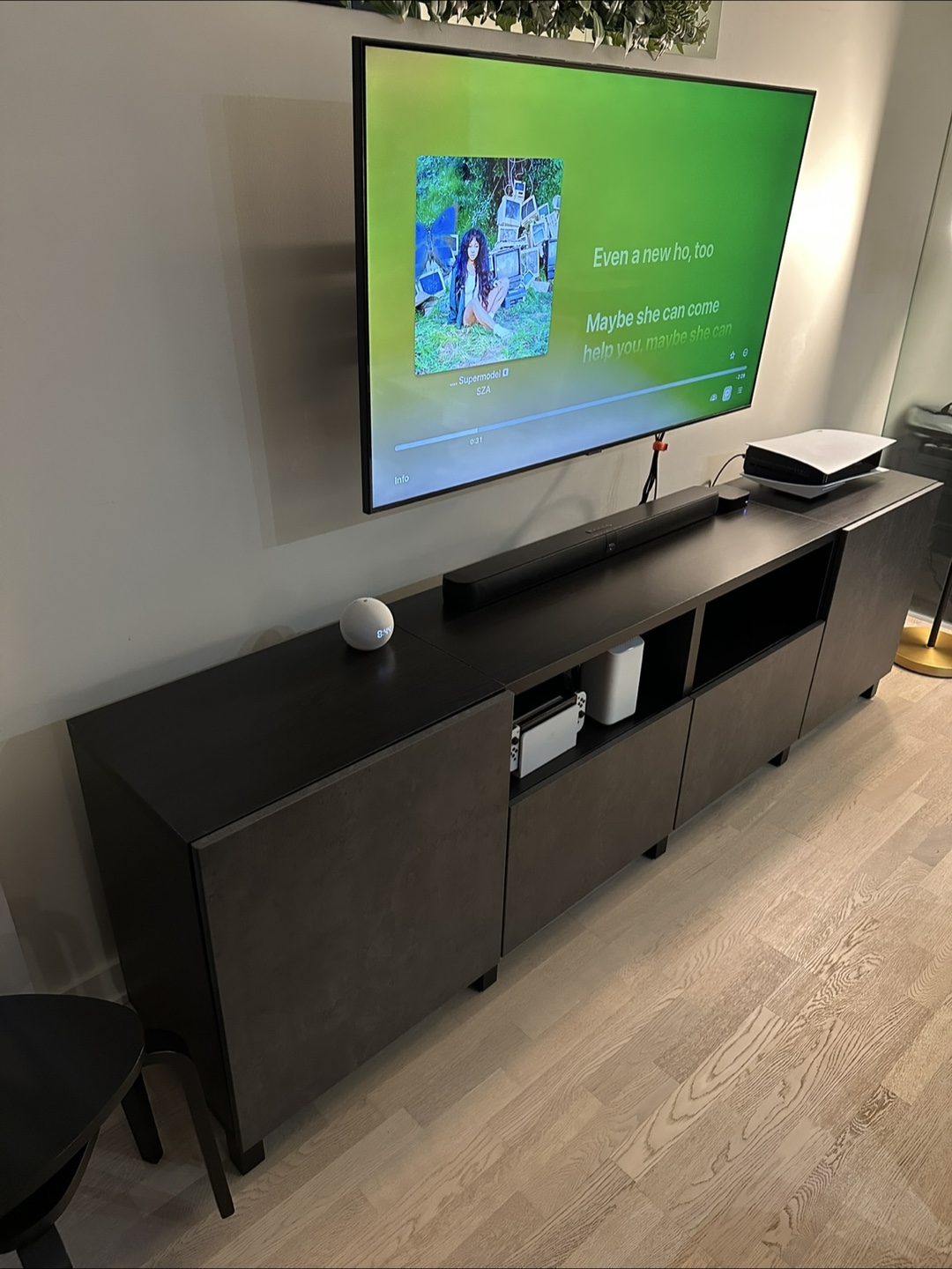 Modern TV Stand with Storage - photo 3