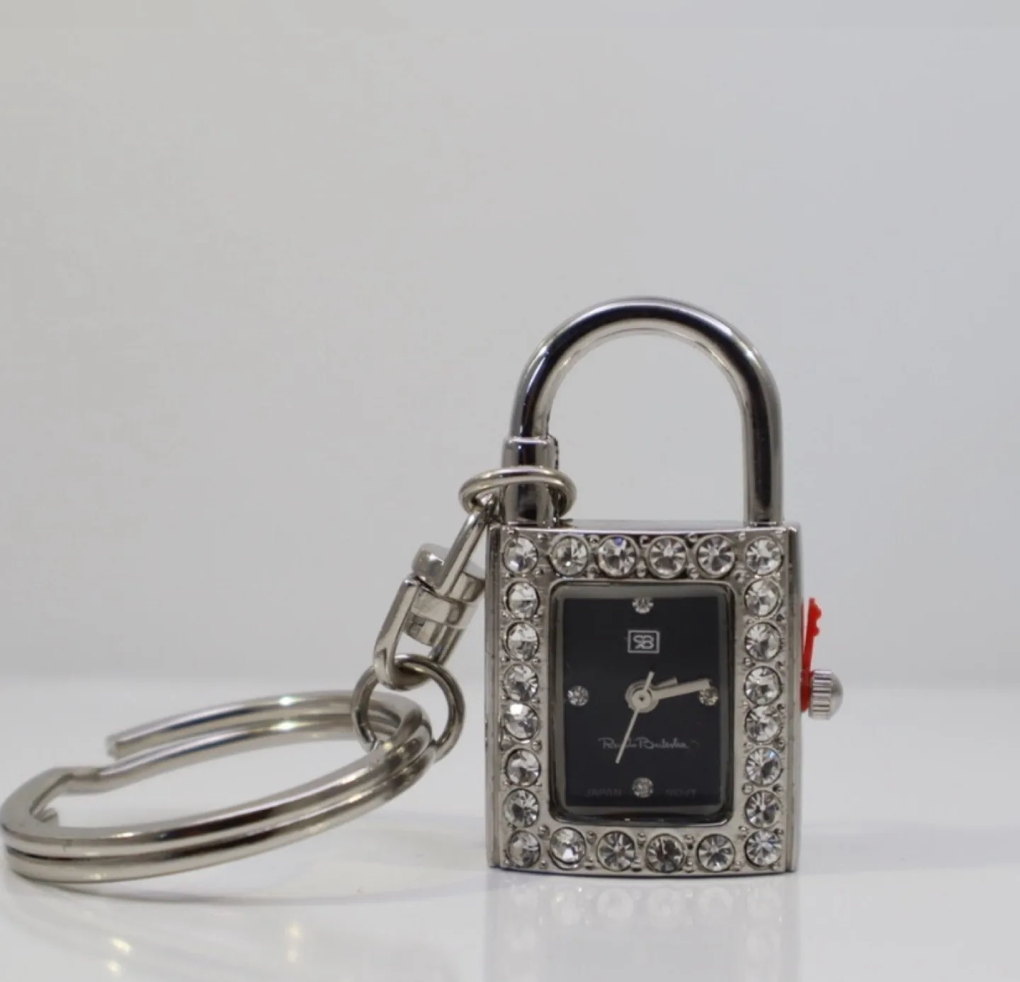 Authentic Renato Balestra Watch Keychain with Crystals! thumbnail