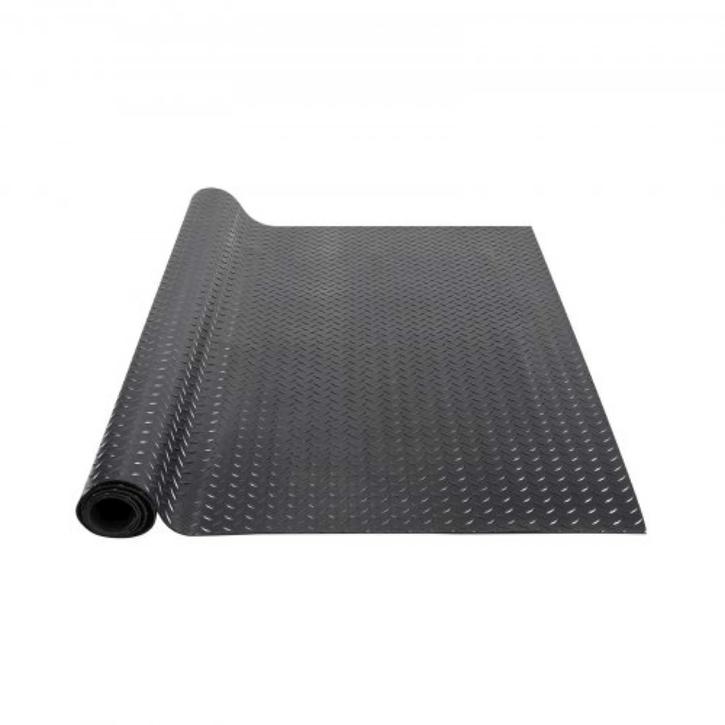 VEVOR Diamond-Plate Rubber Flooring Roll, 3 mm x 4 ft x 10 ft