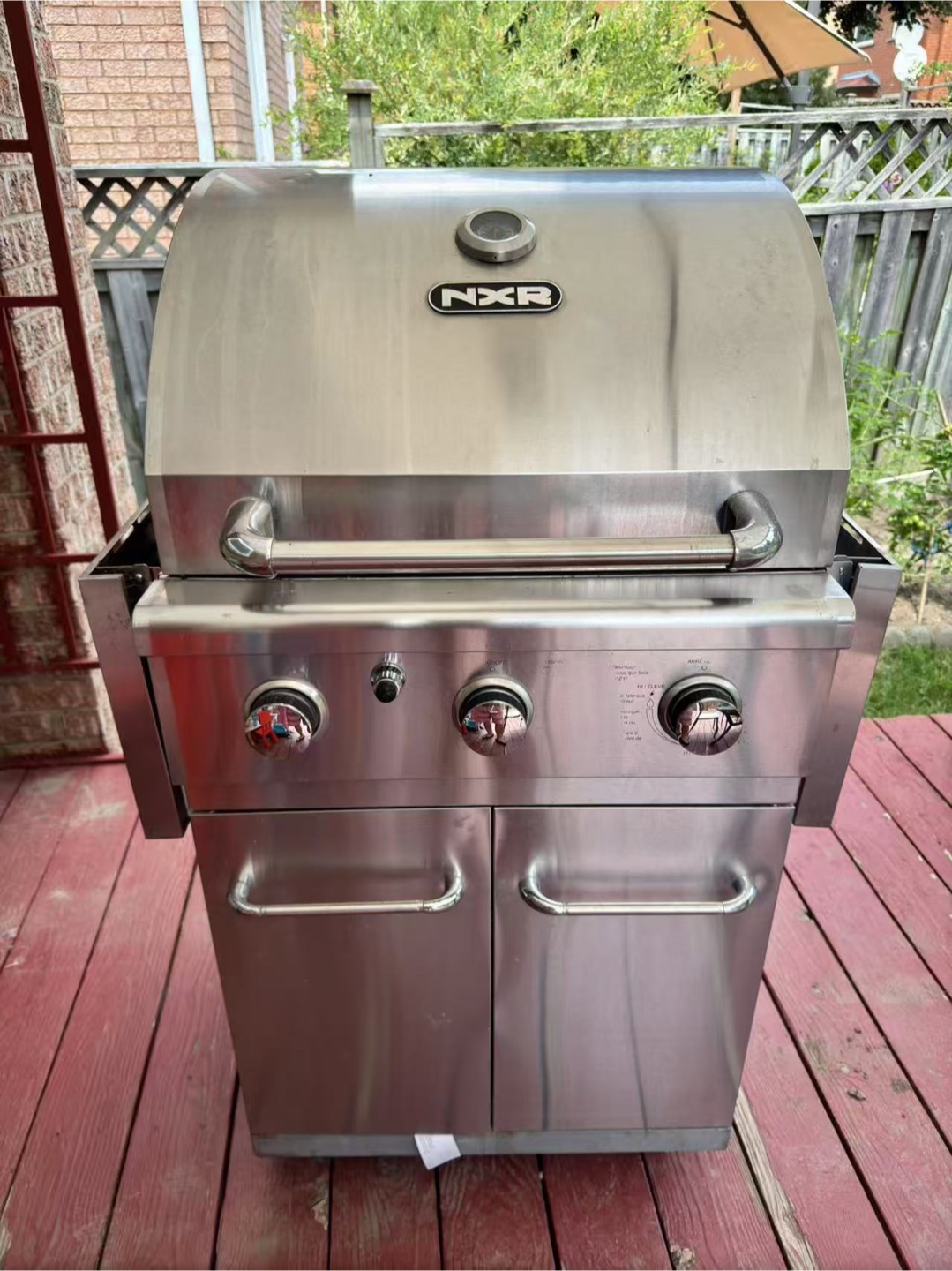 NXR 3-Burner Stainless Steel BBQ