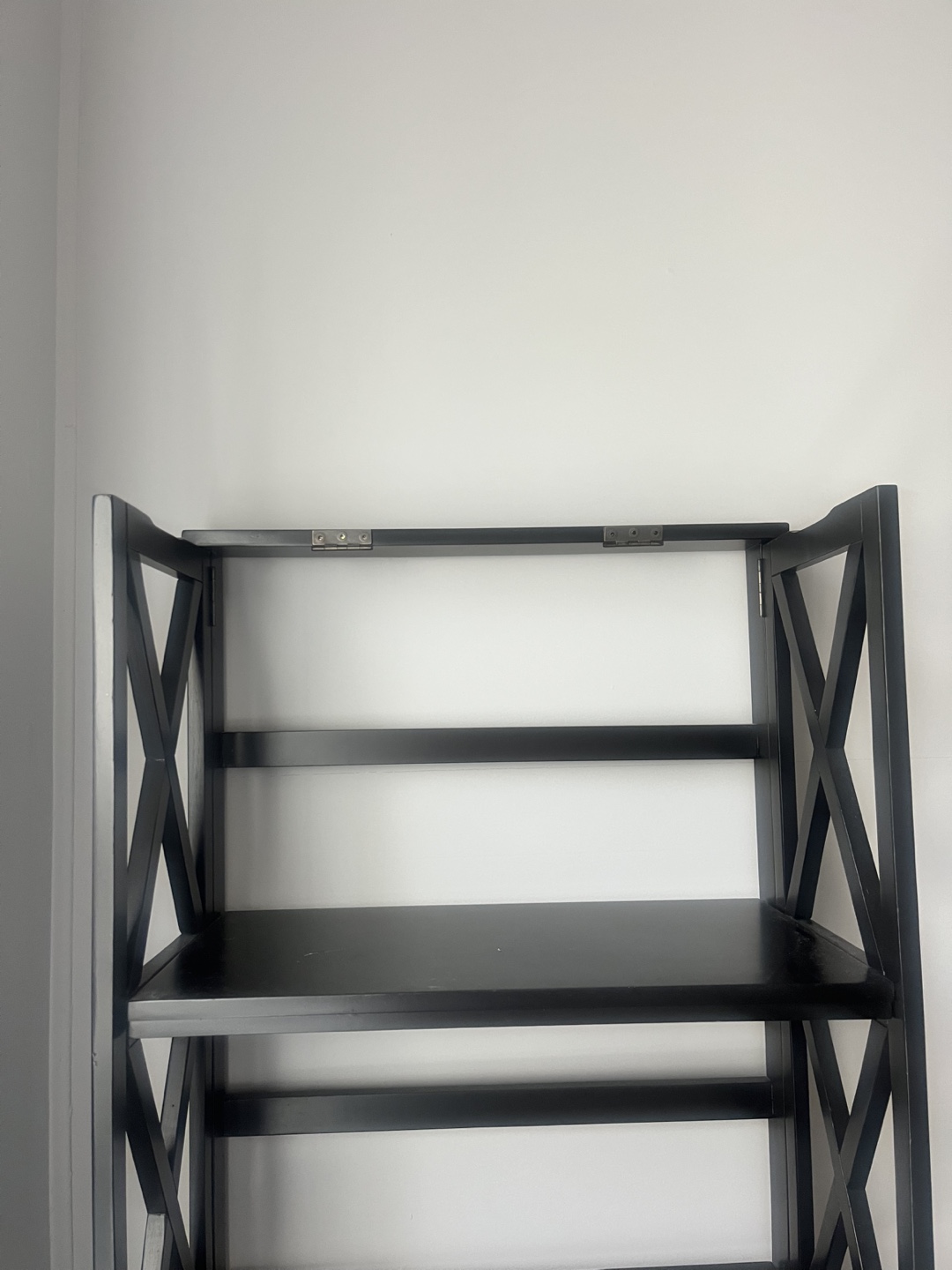 Black 5-Shelf Bookcase - photo 3