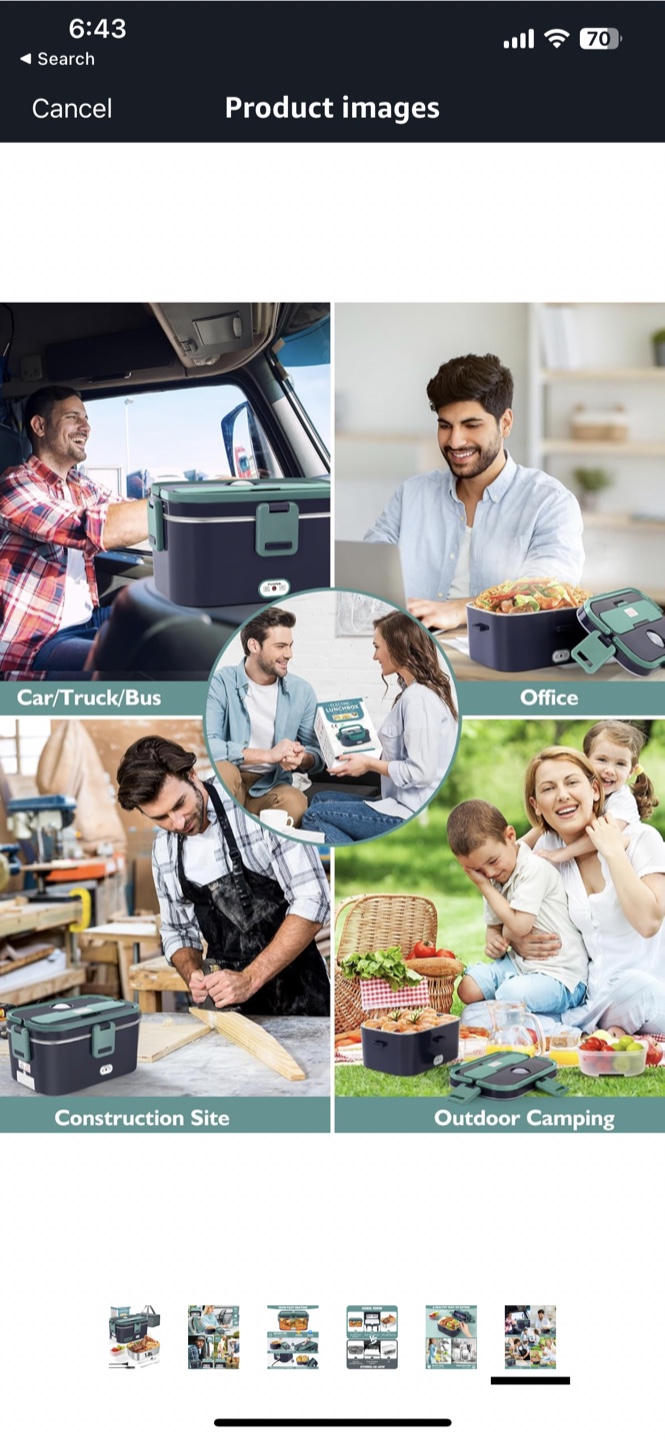 Ecoolz Electric Lunch Box Food Warmer - photo 2