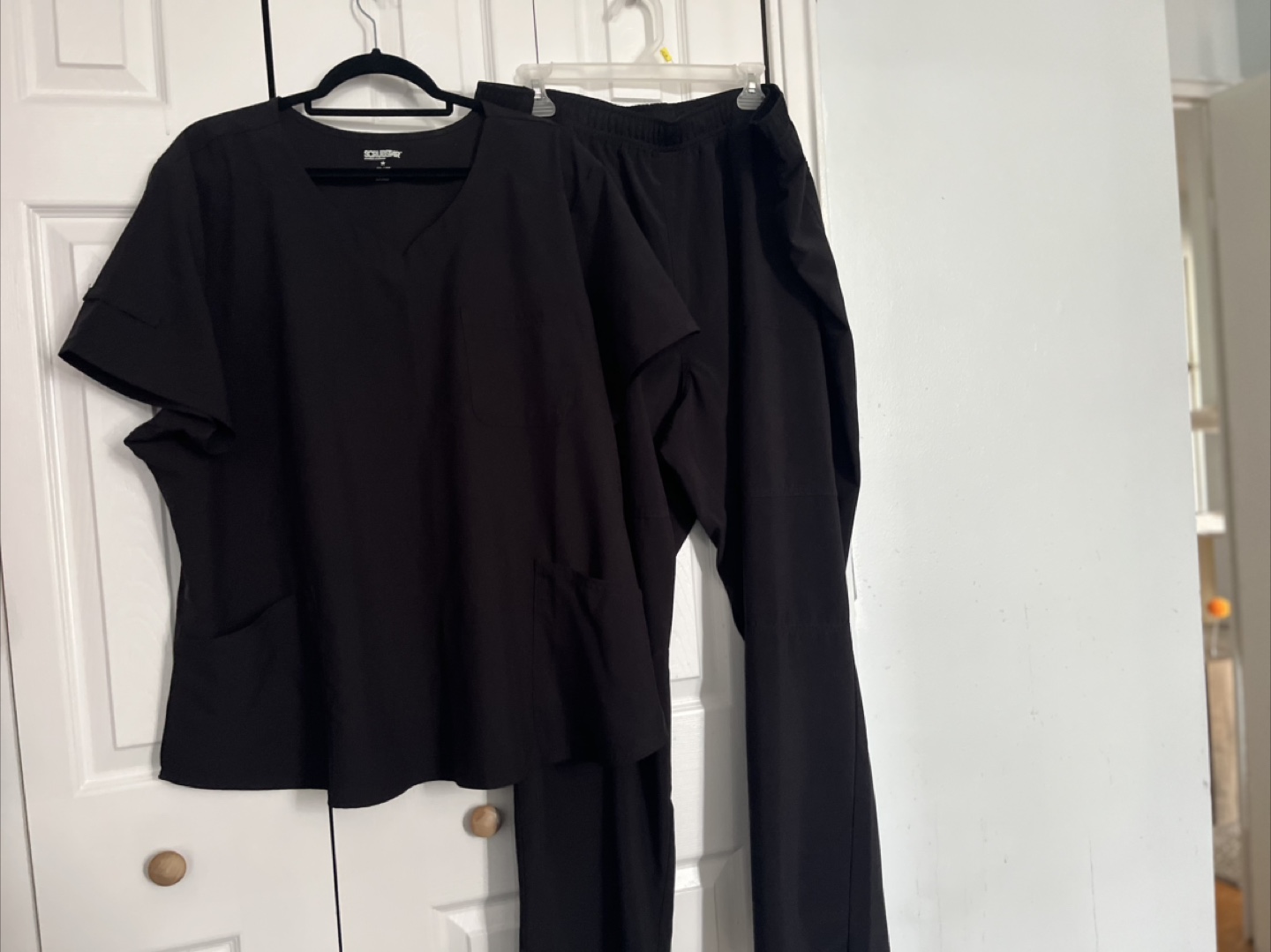 🥕 Scrubstar Premium Scrubs - Black - 3XL