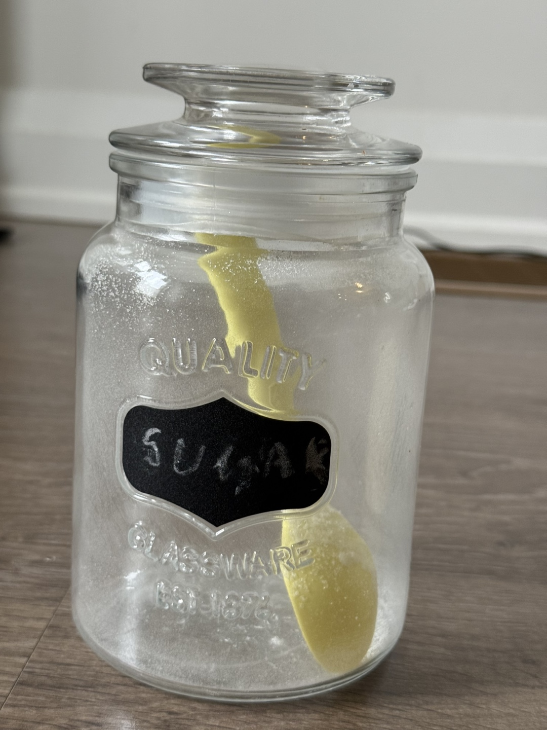 Glass Storage Jar with Metal Lid and milk picther - photo 3