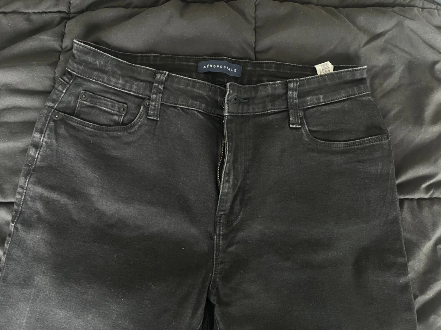 Aeropostale Black Jeggings Size 12 thumbnail