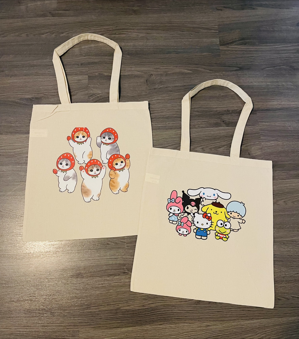 Set of 4 Cute Tote Bags - photo 2