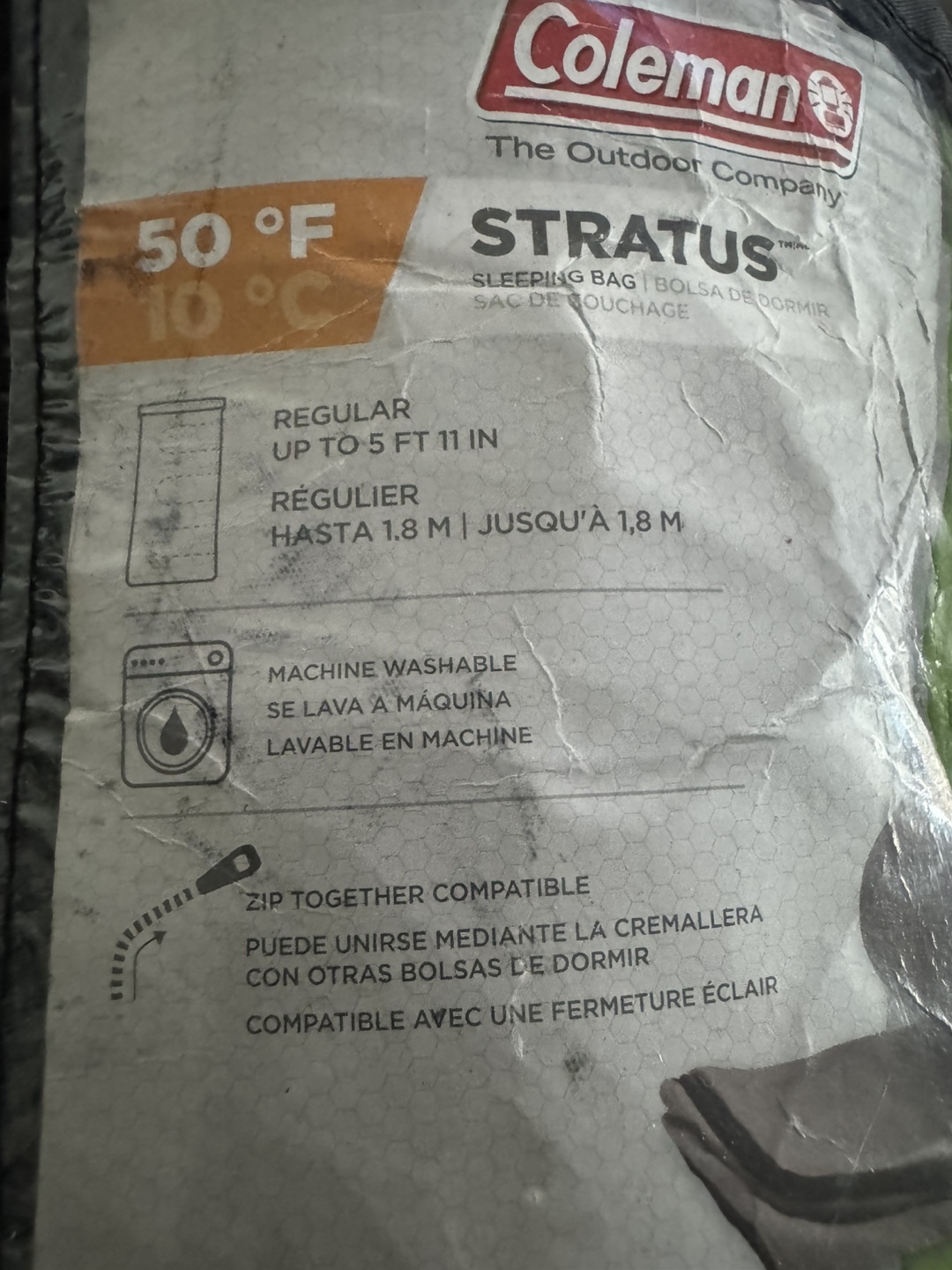 Coleman Stratus 50°F Sleeping Bag - photo 3