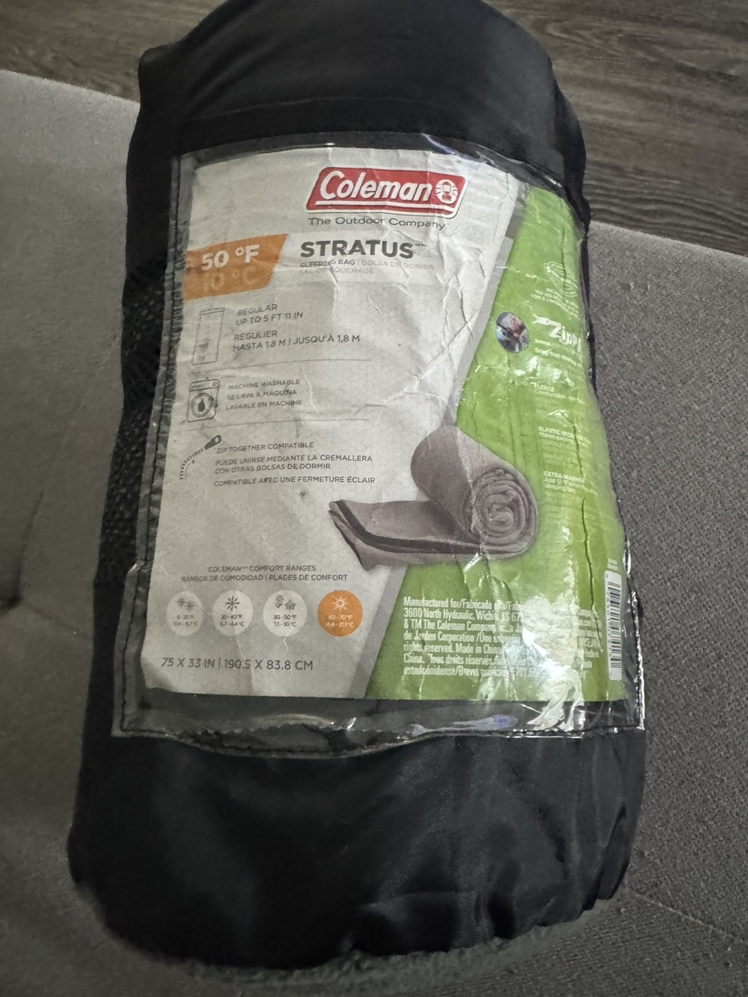 Coleman Stratus 50°F Sleeping Bag - photo 2