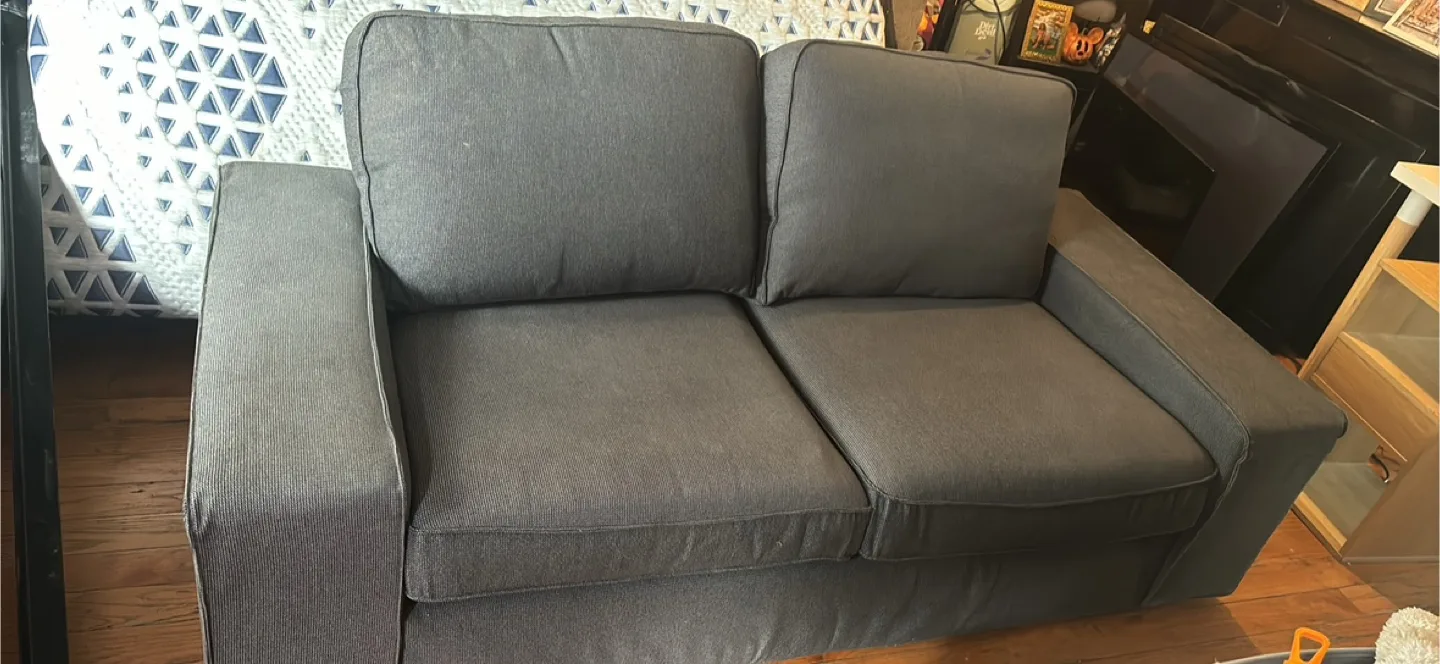 IKEA Friheten Loveseat Sofa - Dark Gray image indicator(3)