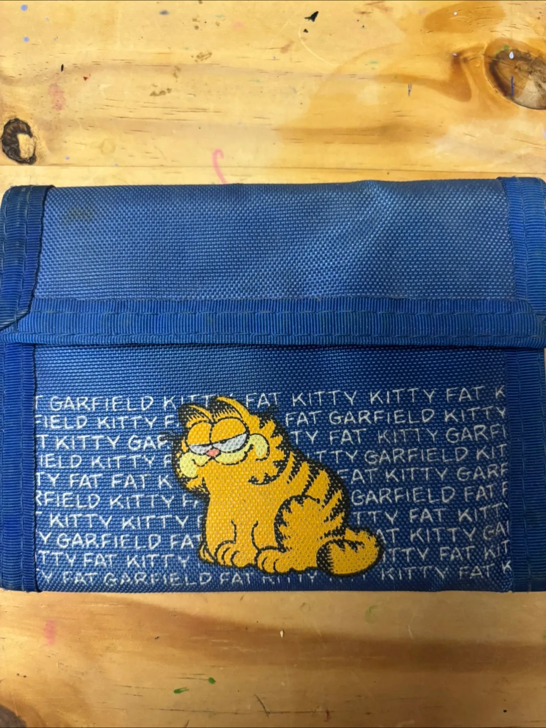 Vintage Garfield Blue Wallet thumbnail