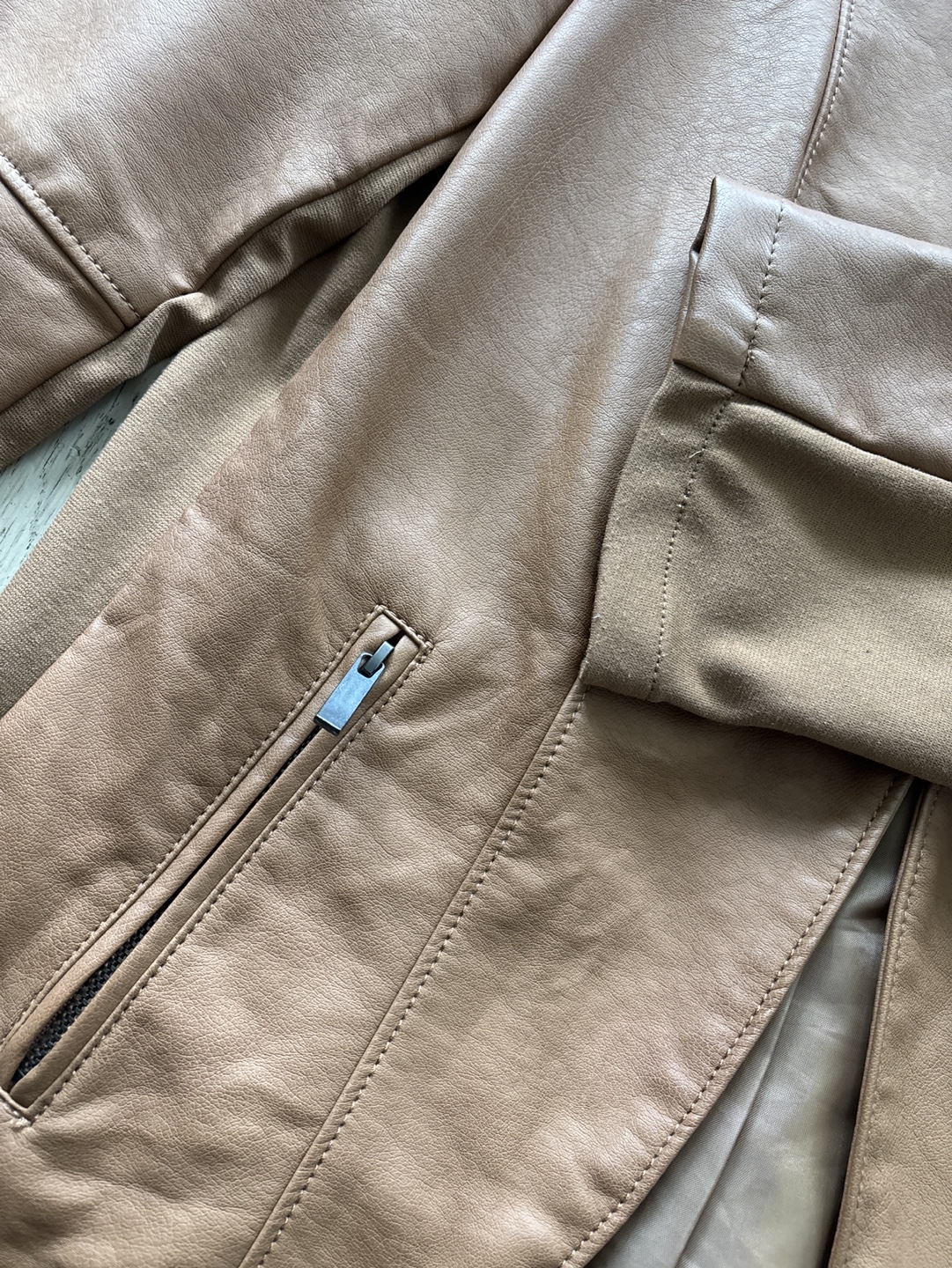 Dynamite Brown Leather Jacket - photo 2