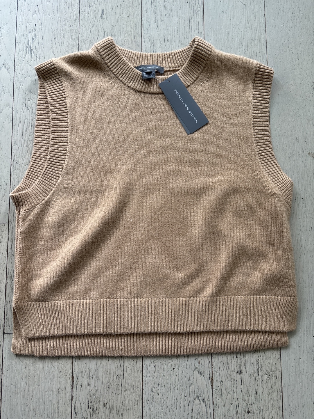 French Connection Knit Sleeveless Sweater Vest