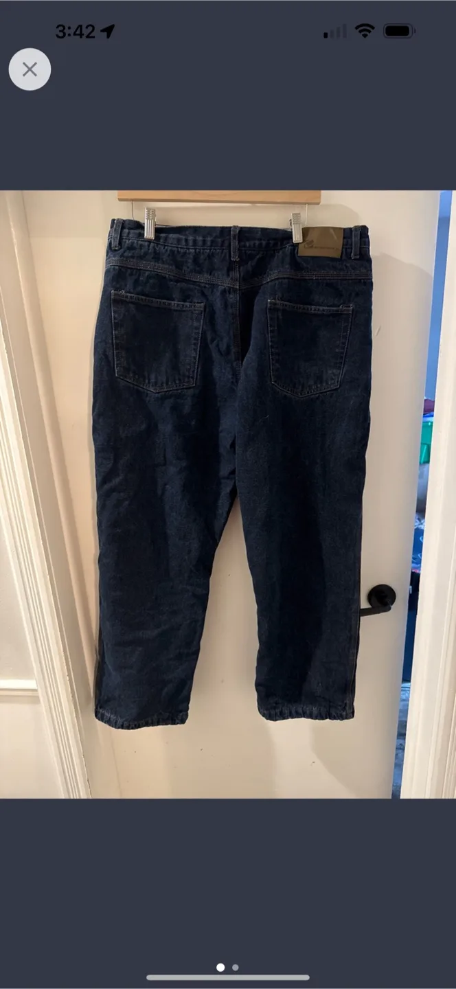 Men's Dark Wash Denim Jeans thumbnail
