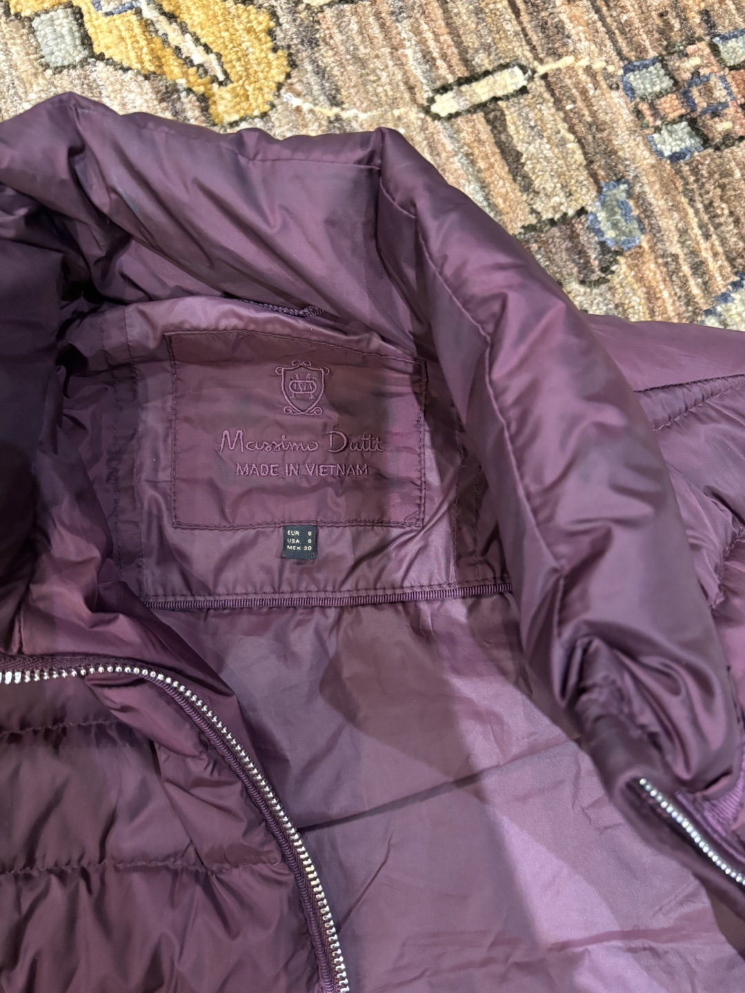 Massimo Dutti Women's Maroon Vest - photo 2