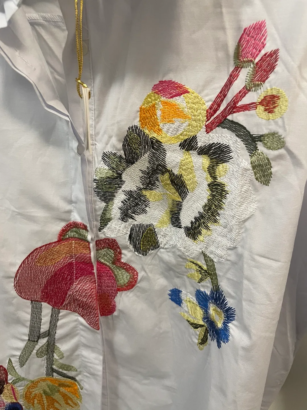Unique Embroidered Blouse - Size M image indicator(6)