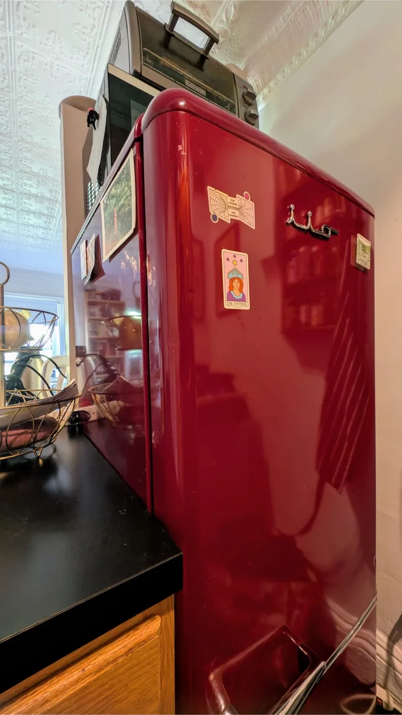 IIO Retro Red Refrigerator thumbnail
