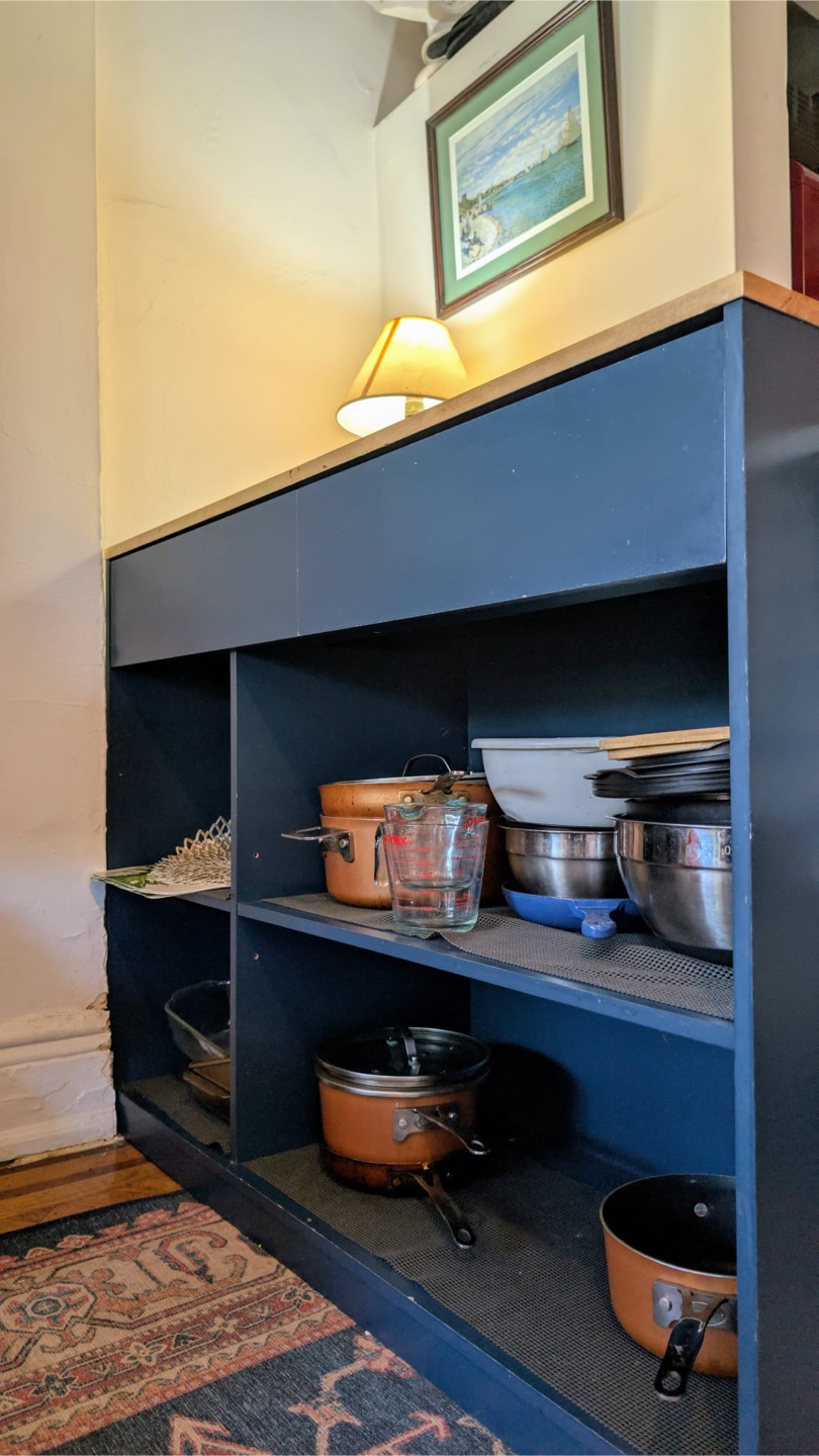 Custom-Built Kitchen Cabinet with Butcher Block Top - photo 3