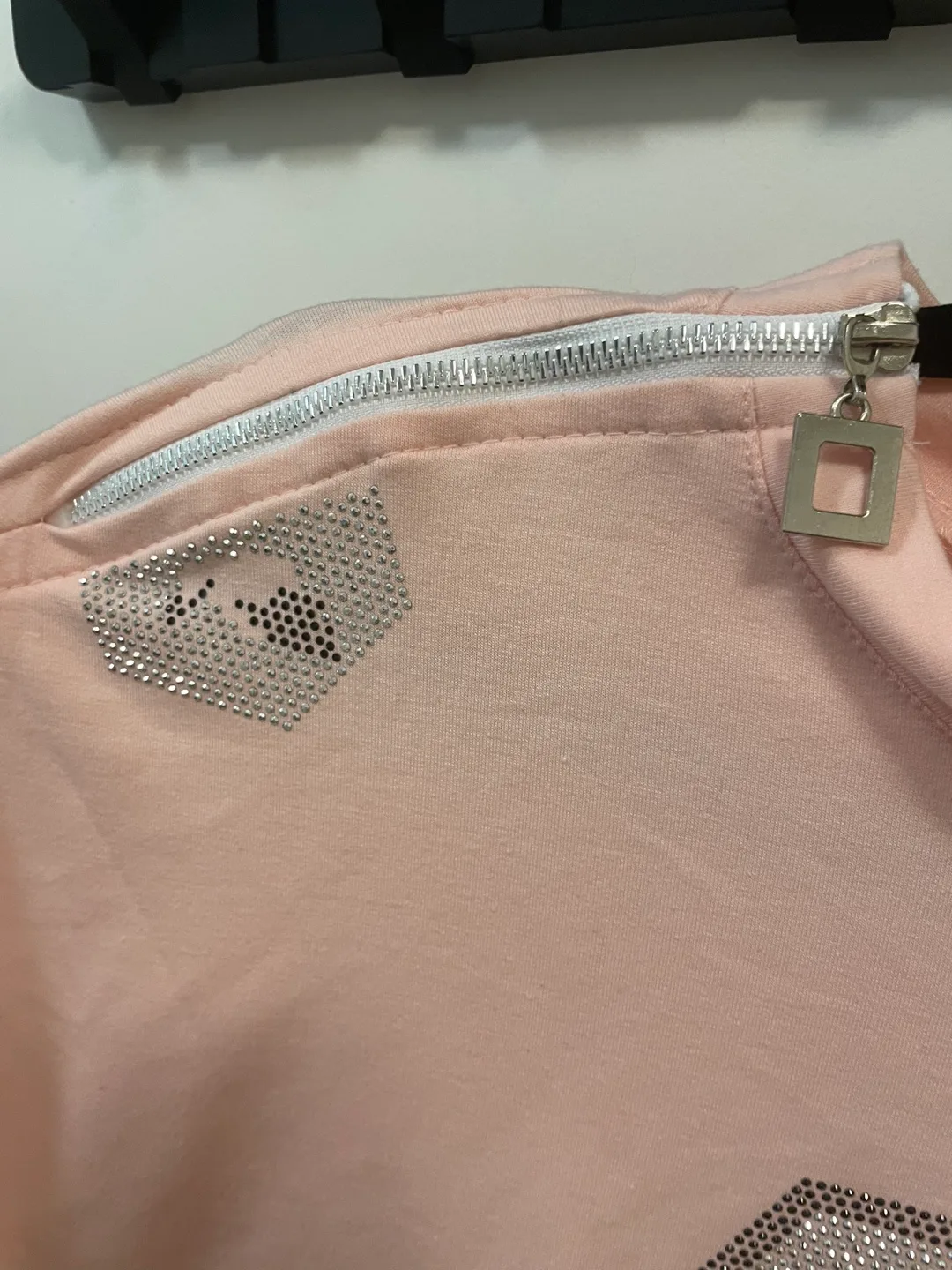 Pink Italian rhinestone tracksuit image indicator(2)
