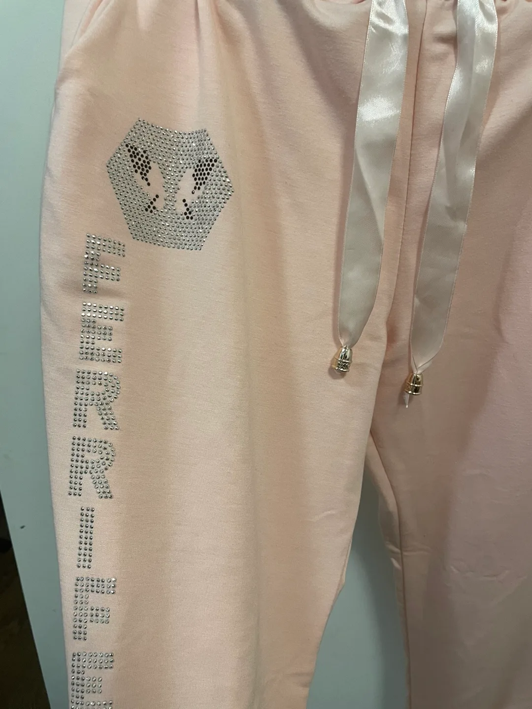 Pink Italian rhinestone tracksuit image indicator(5)