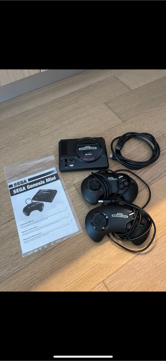 SEGA Genesis Mini Console with 2 Controllers