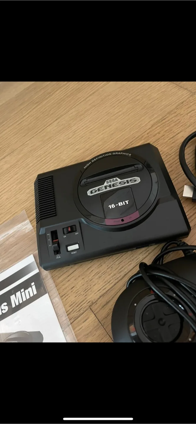 SEGA Genesis Mini Console with 2 Controllers image indicator(4)