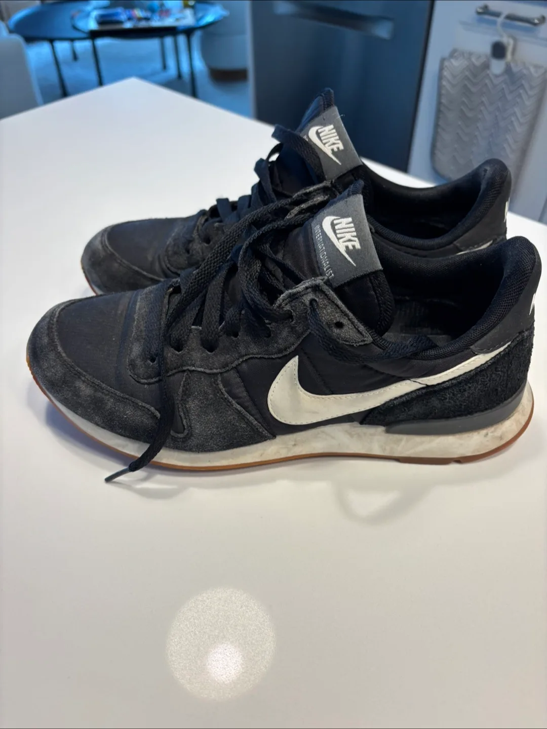 Nike Internationalist Sneakers - Black Suede thumbnail