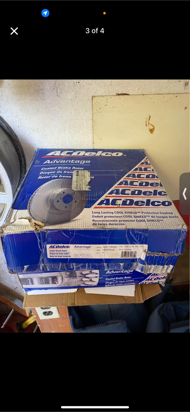 New ACDelco Advantage Coated Brake Rotors - 8 Bolt - photo 3