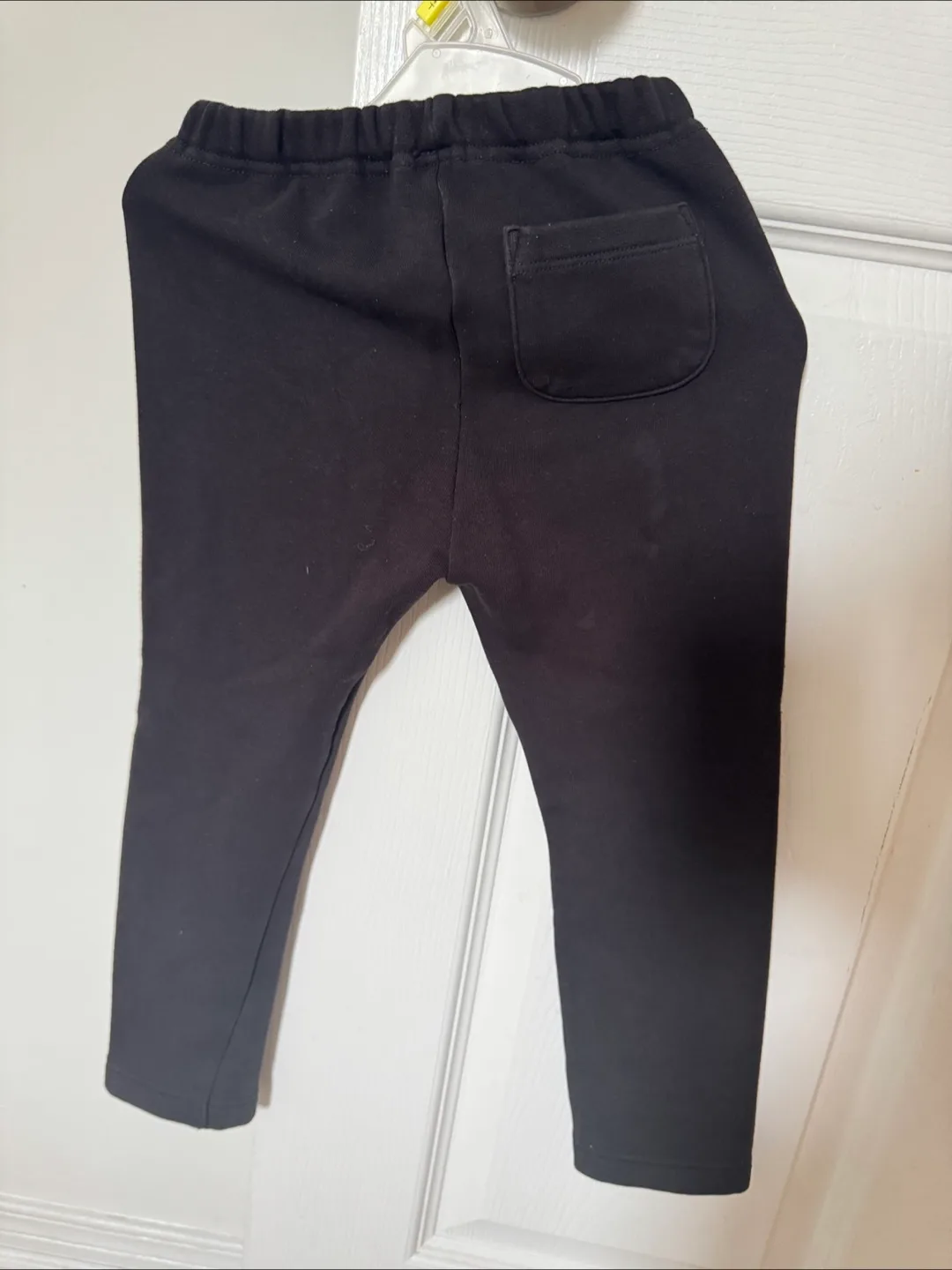 UNIQLO Baby Black fleece lined Leggings Size 3 image indicator(2)