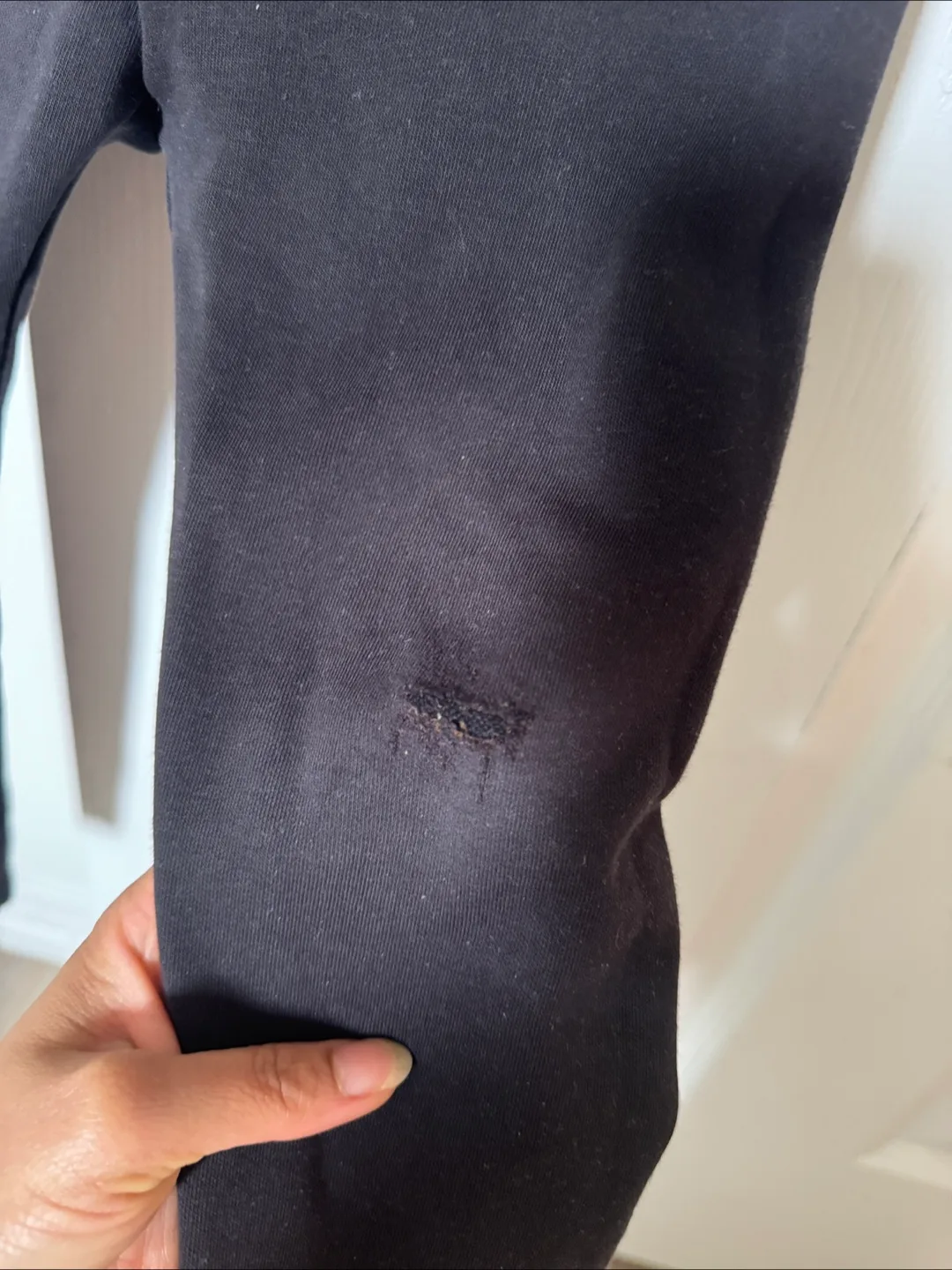 UNIQLO Baby Black fleece lined Leggings Size 3 image indicator(4)