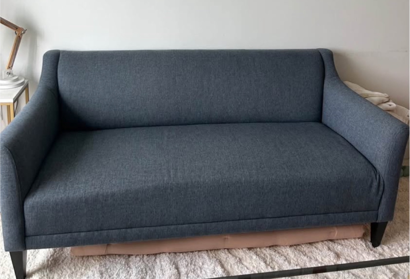 Blue Crate & Barrel Margot Sofa - photo 2