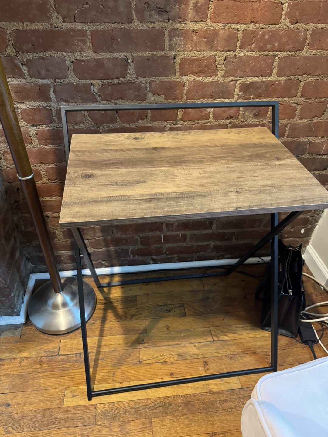 Moving sale! Small Wood and Metal Desk