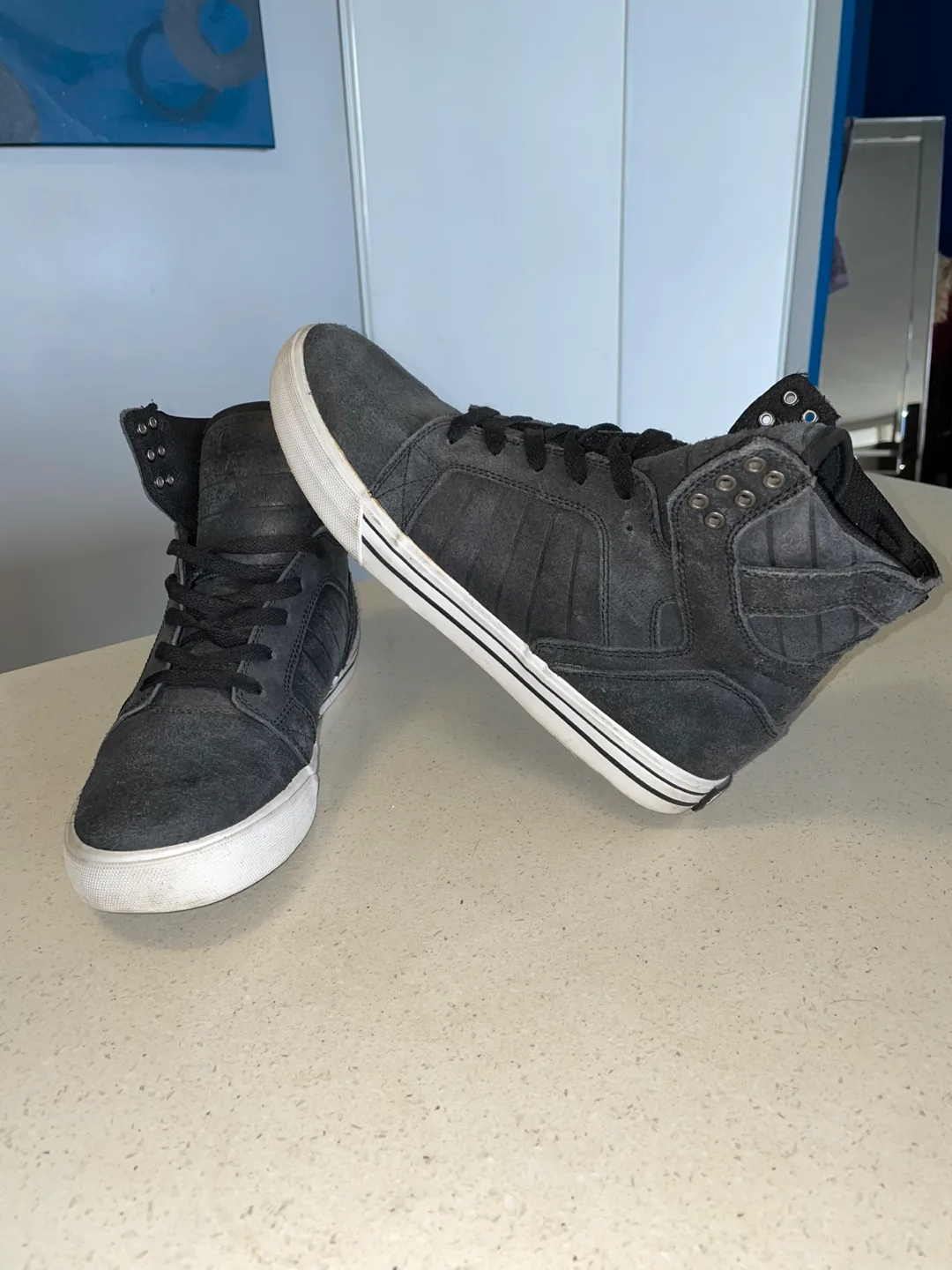 Supra Vaider High Top Skate Shoes - Men's 10.5 image indicator(3)