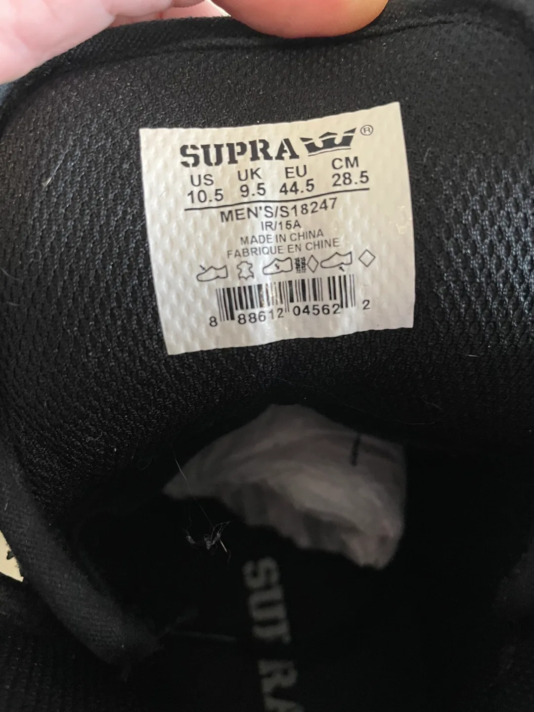 Supra Vaider High Top Skate Shoes - Men's 10.5 image indicator(5)