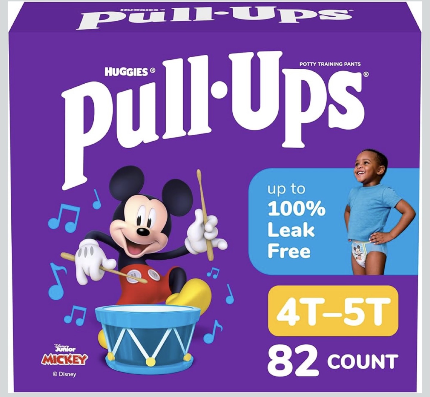 Huggies Pull-Ups Potty Training Pants, Size 4T-5T, 64 Count