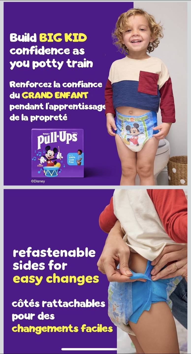 Huggies Pull-Ups Potty Training Pants, Size 4T-5T, 64 Count - photo 5