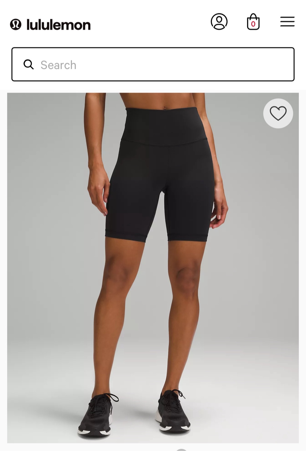 Lululemon Black Biker Shorts
