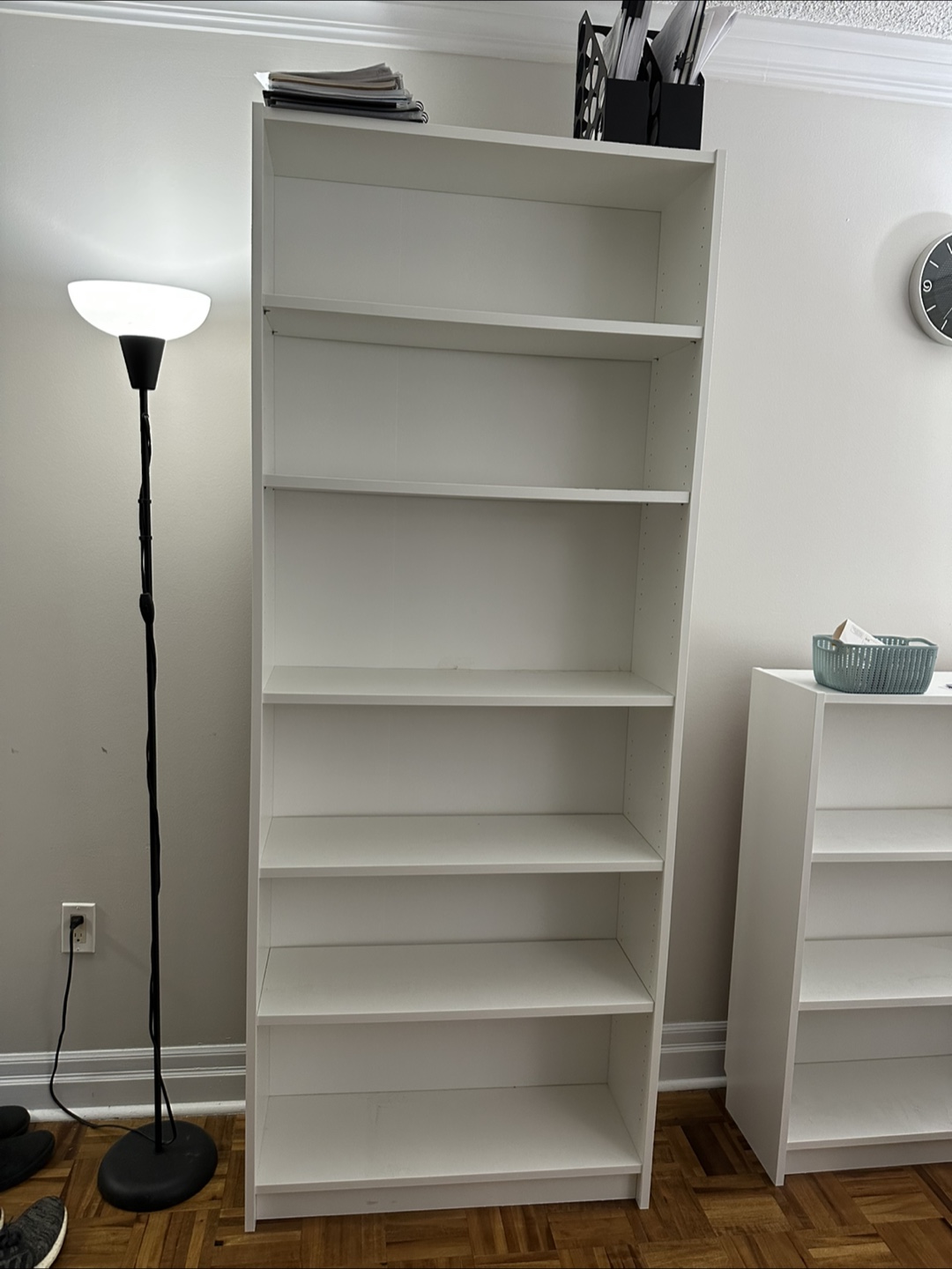 Tall White Bookshelf
