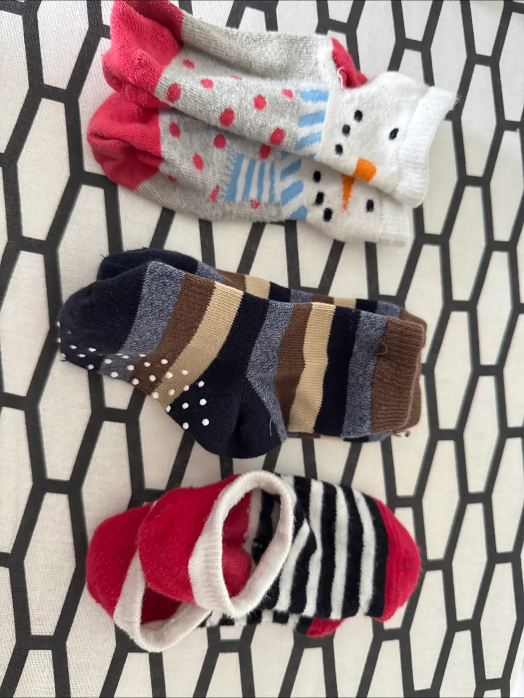 Three pairs of baby socks thumbnail