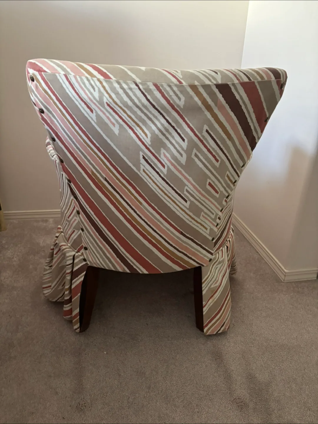 VINTAGE  Retro circa 1960’s Accent Chair 30 in high image indicator(3)