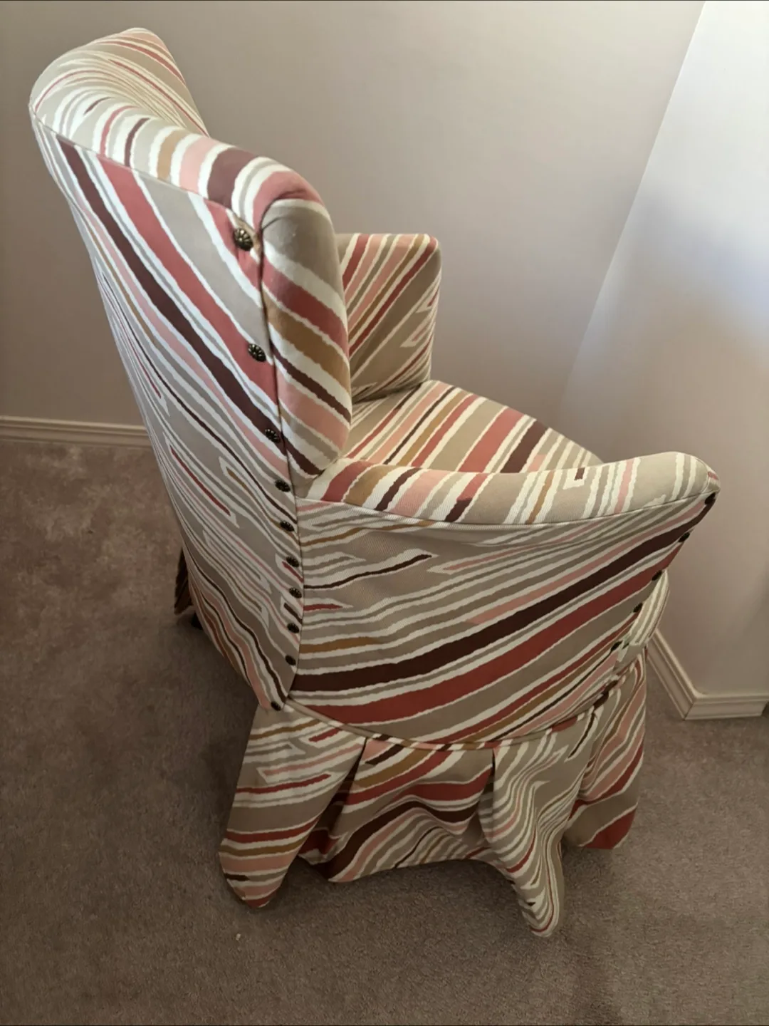 VINTAGE  Retro circa 1960’s Accent Chair 30 in high image indicator(2)