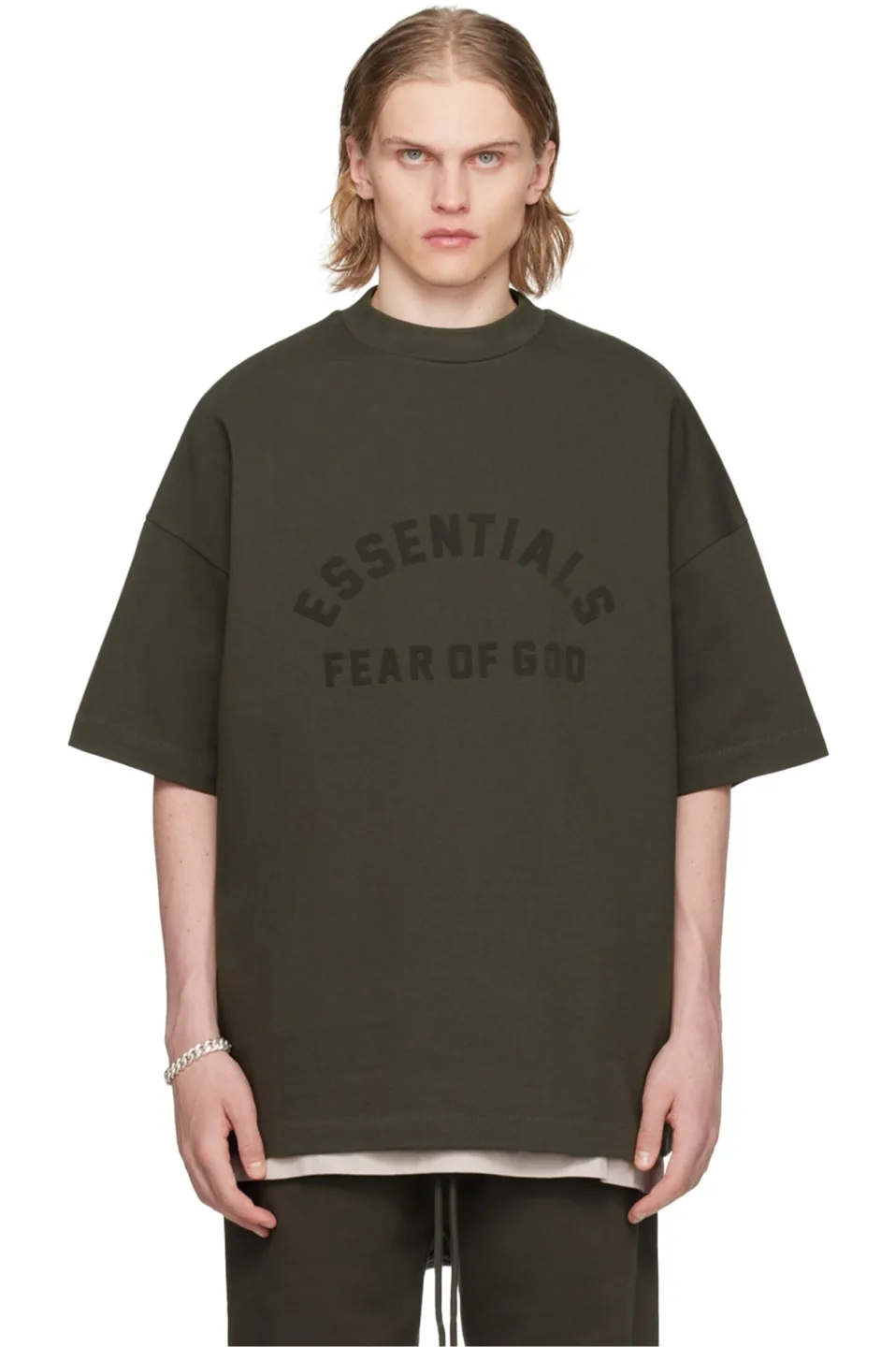 Fear of God Essentials Oversized Fit T-Shirt - Ink - Size Medium thumbnail