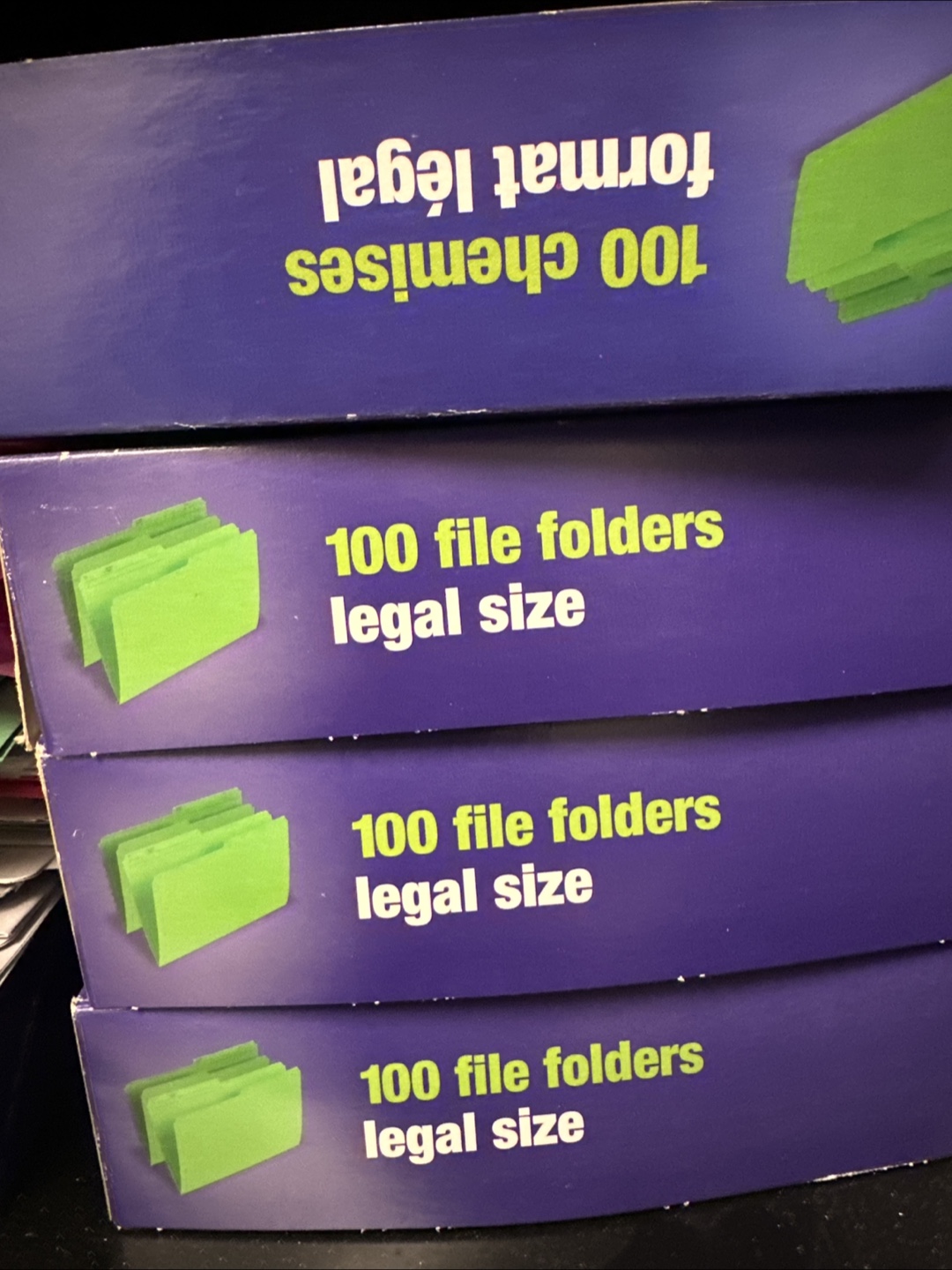 Legal and Letter Sized File Folders