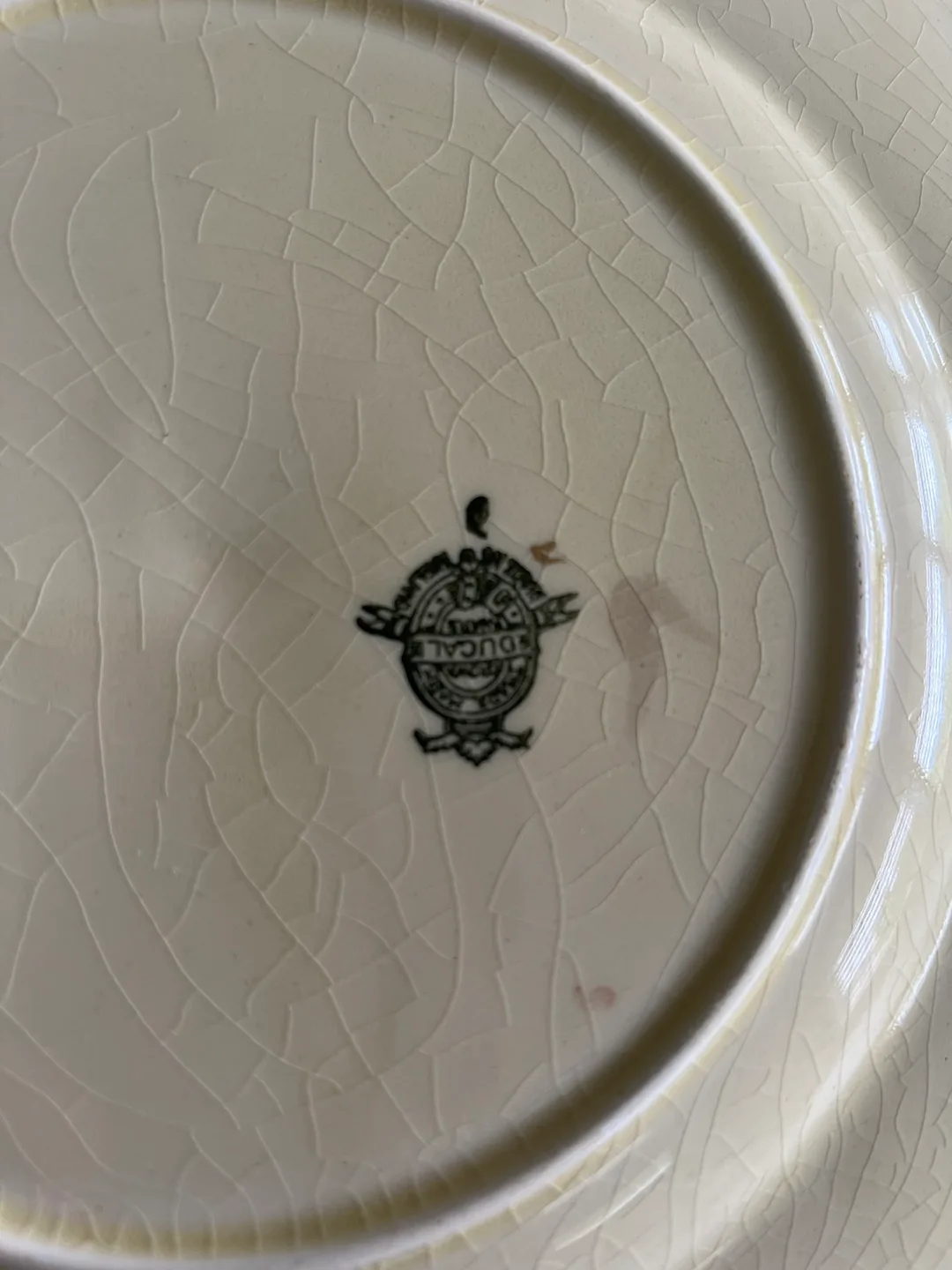 Vintage Ducale Plate with Floral Design image indicator(2)