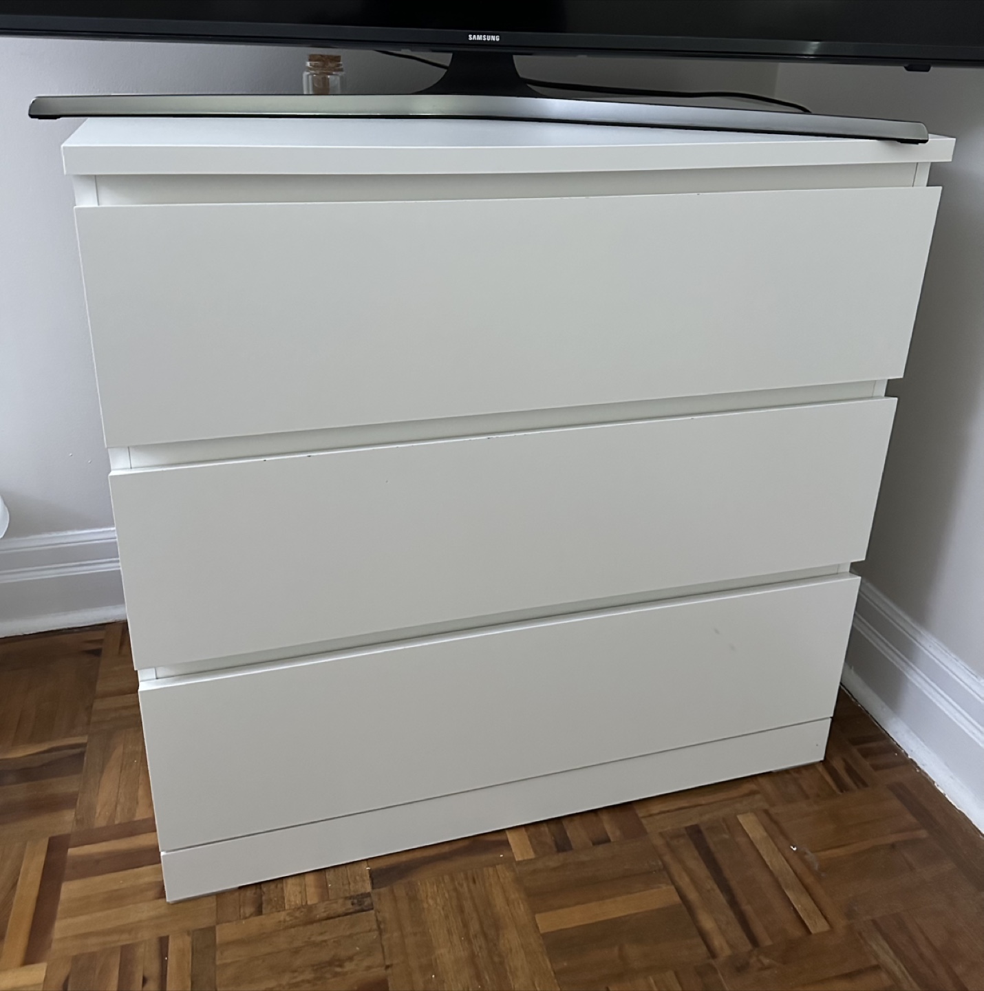 IKEA White 3-Drawer Chest